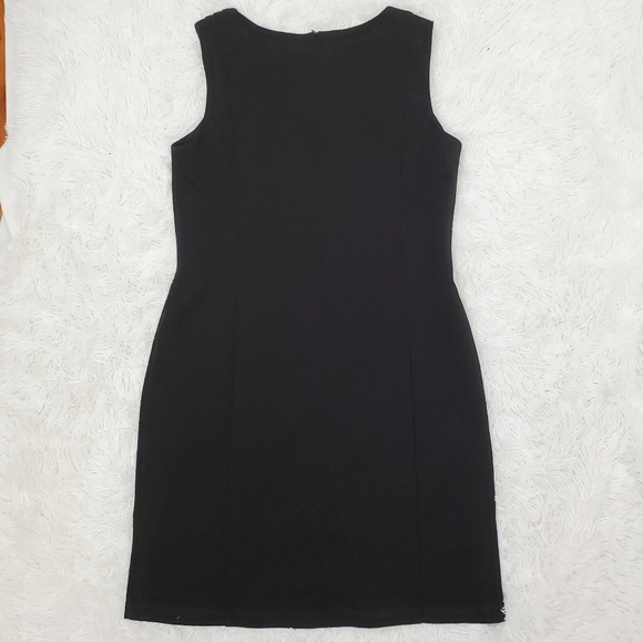AGB LBD Ruched Black Dress - Picture 2 of 2